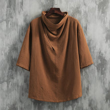 Load image into Gallery viewer, Ice Silk Short Sleeve Zen Retro T-shirt
