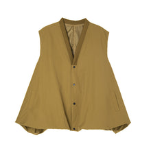 Load image into Gallery viewer, Bud Loose Solid Color V-neck Vest
