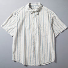 Load image into Gallery viewer, Striped Vintage Loose Casual T-shirt Top
