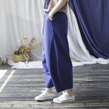 Load image into Gallery viewer, Distressed Washed Loose Casual Wide-leg Pants
