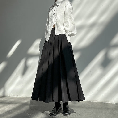 GETADME TARUXY Knitted Rib Slim Maxi Dresses For Women High Waist Casual Loose Dress Women's Autumn Elegant Temperament Long Dress Femme
