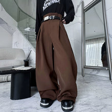 Load image into Gallery viewer, Retro 3D Pleated Casual Wide-leg Trousers
