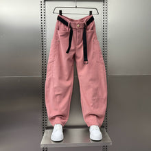 Load image into Gallery viewer, Casual Loose Elastic Waist Scimitar Trousers
