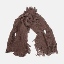 Load image into Gallery viewer, Distressed Shawl Tassel Scarf
