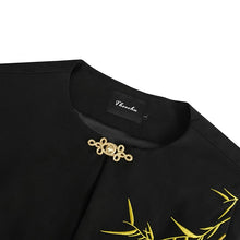 Load image into Gallery viewer, Embroidered Casual Metal Button Vest
