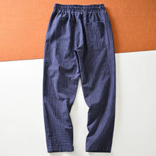 Load image into Gallery viewer, Striped Loose Straight Casual Pants
