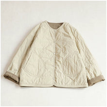 Load image into Gallery viewer, Japanese Retro Round Neck Loose Cotton Jacket
