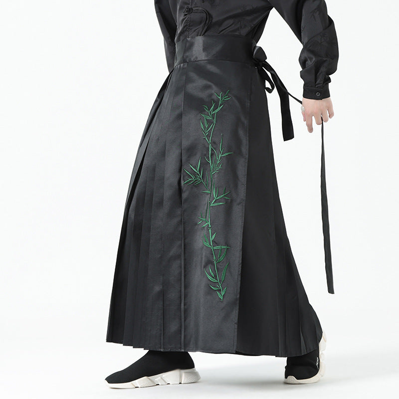 Bamboo Embroidery Loose Culotte