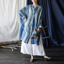 Load image into Gallery viewer, Vintage Ramie Loose Ethnic Shirt Mid-Length Jacket
