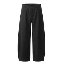 Load image into Gallery viewer, Vintage Draped Black Scimitar Suit Pants
