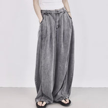 Load image into Gallery viewer, High-waisted Wide-leg Casual Curved Trousers

