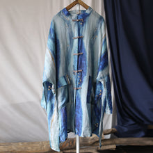 Load image into Gallery viewer, Vintage Ramie Loose Ethnic Shirt Mid-Length Jacket
