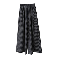 Load image into Gallery viewer, Striped Straight High Waist Loose Wide Leg Pants

