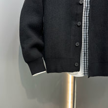 Load image into Gallery viewer, Casual Patchwork Fake Two-piece Knitted Cardigan
