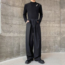 Load image into Gallery viewer, Three-dimensional Pleated Double Waist Casual Pants
