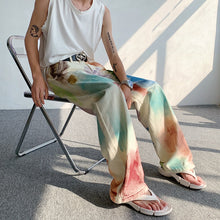 Load image into Gallery viewer, Graffiti-print Straight-leg Jeans

