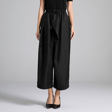 Load image into Gallery viewer, Retro Pleated High Waist Loose Straight Pants
