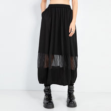 Load image into Gallery viewer, Summer Elastic Waist Splicing Lantern Skirt
