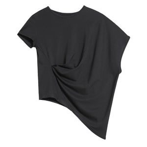 Irregular Loose Bat Sleeve T-shirt