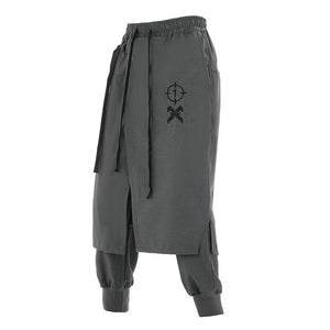 Fake Two-piece Loose Casual Culottes Pants