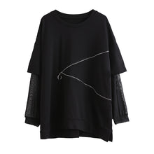 Load image into Gallery viewer, Women's Zipper Detail Mesh Paneled Sun Protection Loose Top
