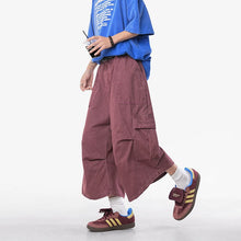 Load image into Gallery viewer, Loose Straight Wide-leg Casual Cropped Trousers

