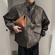 Load image into Gallery viewer, Slim Fit Crushed Flocked Jacket
