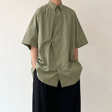 Load image into Gallery viewer, Japanese Retro Pure Cotton Loose Buttoned Shirt
