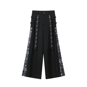 Embroidered Ribbon Culottes