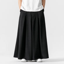 Load image into Gallery viewer, Retro Loose Wide-leg Pleated Skirt Pants
