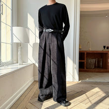 Load image into Gallery viewer, Twill Corduroy Wide-Leg Pants
