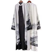 Load image into Gallery viewer, Chiffon Fake Two-piece Button Trench Coat
