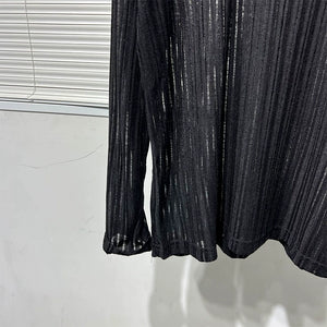 Hollow Loose Long-sleeved Shirt