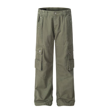 Load image into Gallery viewer, American Vintage Flared Multi-pocket Overalls
