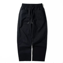 Load image into Gallery viewer, Elastic Waist Drawstring Loose Straight Leg Pants
