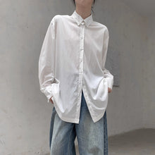Load image into Gallery viewer, Loose Slit-buttoned Two-way Shirt
