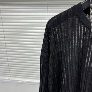 Hollow Loose Long-sleeved Shirt