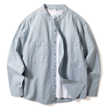Load image into Gallery viewer, Stand-up Collar Casual Shirt
