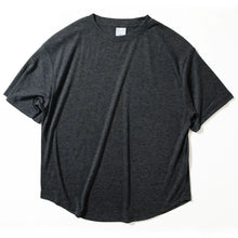 Load image into Gallery viewer, Rounded Hem Loose-fitting Casual T-shirt
