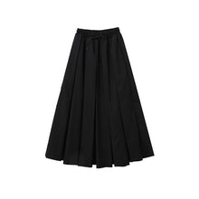 Load image into Gallery viewer, High Waist Drawstring Casual A-line Skirt
