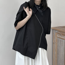 Load image into Gallery viewer, Irregular Loose Patchwork T-shirt
