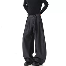 Load image into Gallery viewer, Retro Straight-leg Wide-leg Trousers

