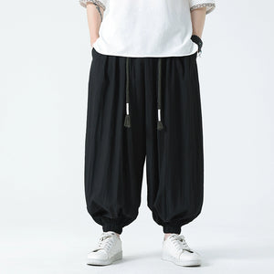 Loose Draped Cuff Bloomers