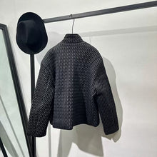 Load image into Gallery viewer, Vintage Stand Collar Loose Cotton Pleated Jacket
