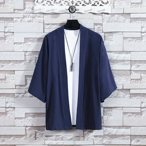 Thin Cotton And Linen Loose Cardigan