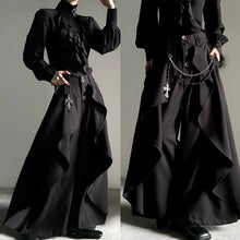 Load image into Gallery viewer, Retro Irregular Drape Wide-leg Trousers
