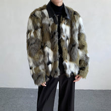 Load image into Gallery viewer, Winter Retro Faux Fur Jacket
