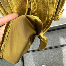 Load image into Gallery viewer, Loose-Fit Velvet Shirt with Fluid Drape
