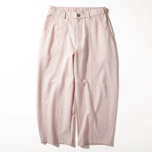 Load image into Gallery viewer, Flowy Wide-leg Straight Cropped Trousers
