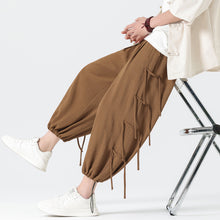 Load image into Gallery viewer, Ribbon Loose Casual Pants
